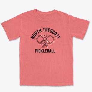 North Trescott Maine Pickleball Premium Heavyweight T-shirt