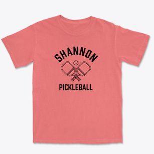 Shannon North Carolina Pickleball Premium Heavyweight T-shirt