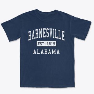 Barnesville Alabama Classic Established Premium Heavyweight T-shirt