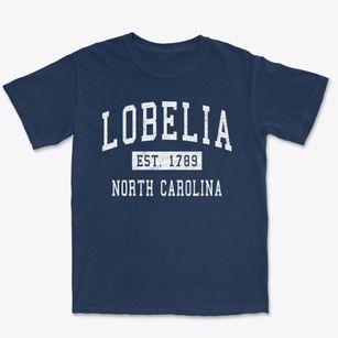 Lobelia North Carolina Classic Established Premium Heavyweight T-shirt