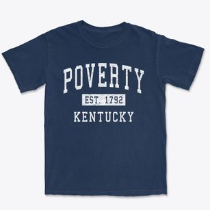 Poverty Kentucky Classic Established Premium Heavyweight T-shirt