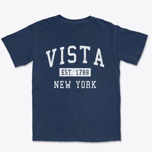 Vista New York Classic Established Premium Heavyweight T-shirt