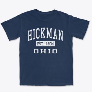 Hickman Ohio Classic Established Premium Heavyweight T-shirt