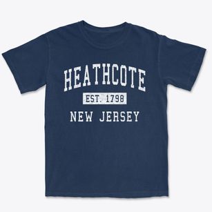 Heathcote New Jersey Classic Established Premium Heavyweight T-shirt