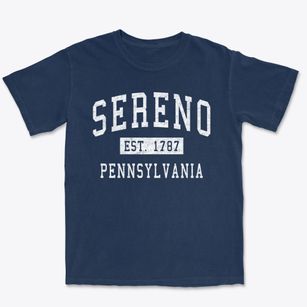 Sereno Pennsylvania Classic Established Premium Heavyweight T-shirt
