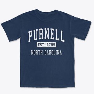 Purnell North Carolina Classic Established Premium Heavyweight T-shirt