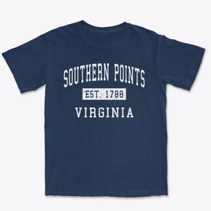 Southern Points Virginia Classic Established Premium Heavyweight T-shirt