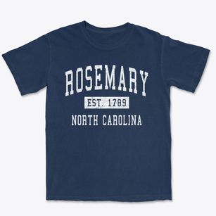 Rosemary North Carolina Classic Established Premium Heavyweight T-shirt