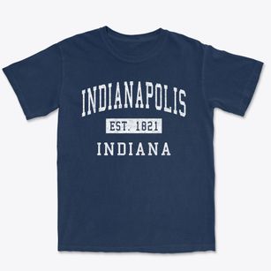 Indianapolis Indiana Classic Established Premium Heavyweight T-shirt
