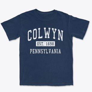 Colwyn Pennsylvania Classic Established Premium Heavyweight T-shirt