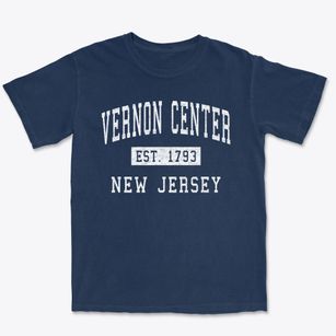 Vernon Center New Jersey Classic Established Premium Heavyweight T-shirt