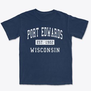 Port Edwards Wisconsin Classic Established Premium Heavyweight T-shirt