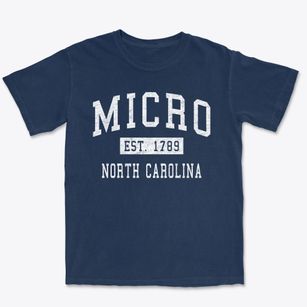 Micro North Carolina Classic Established Premium Heavyweight T-shirt