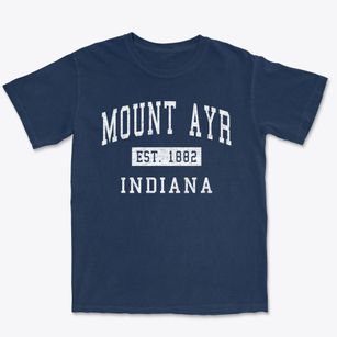 Mount Ayr Indiana Classic Established Premium Heavyweight T-shirt