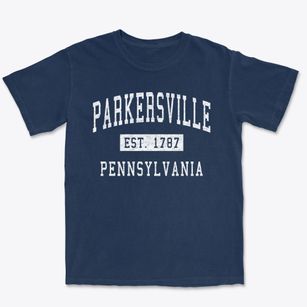 Parkersville Pennsylvania Classic Established Premium Heavyweight T-shirt