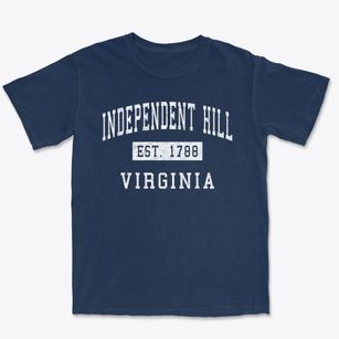Independent Hill Virginia Classic Established Premium Heavyweight T-shirt