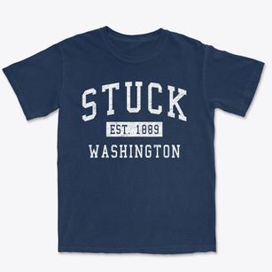 Stuck Washington Classic Established Premium Heavyweight T-shirt