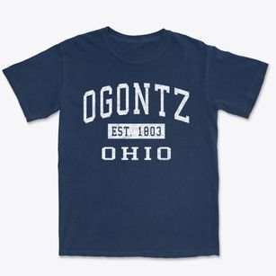 Ogontz Ohio Classic Established Premium Heavyweight T-shirt