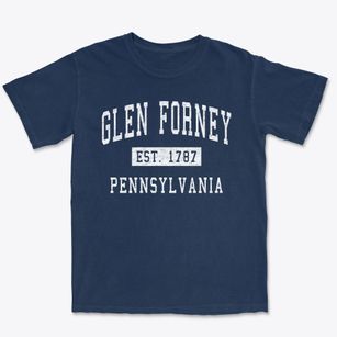 Glen Forney Pennsylvania Classic Established Premium Heavyweight T-shirt