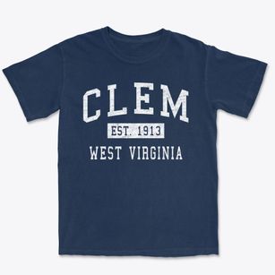 Clem West Virginia Classic Established Premium Heavyweight T-shirt