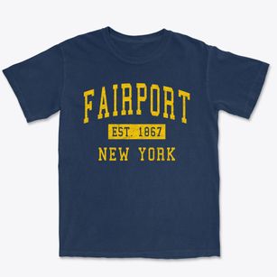 Fairport New York Classic Established Premium Heavyweight T-shirt