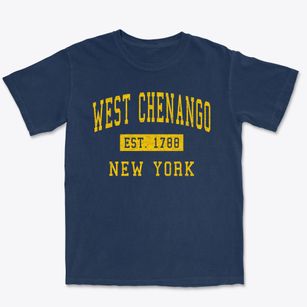 West Chenango New York Classic Established Premium Heavyweight T-shirt