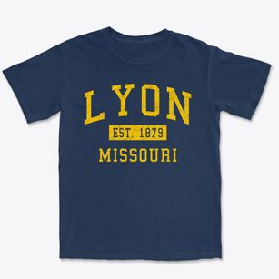 Lyon Missouri Classic Established Premium Heavyweight T-shirt