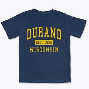 Durand Wisconsin Classic Established Premium Heavyweight T-shirt