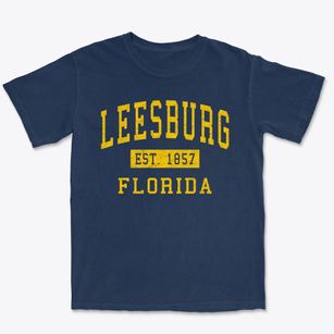 Leesburg Florida Classic Established Premium Heavyweight T-shirt