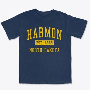 Harmon North Dakota Classic Established Premium Heavyweight T-shirt