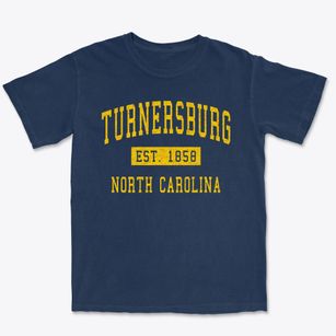 Turnersburg North Carolina Classic Established Premium Heavyweight T-shirt