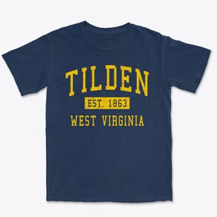 Tilden West Virginia Classic Established Premium Heavyweight T-shirt