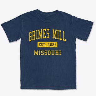 Grimes Mill Missouri Classic Established Premium Heavyweight T-shirt