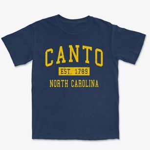Canto North Carolina Classic Established Premium Heavyweight T-shirt