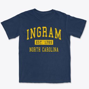 Ingram North Carolina Classic Established Premium Heavyweight T-shirt