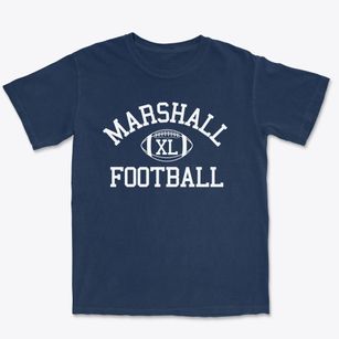 Marshall Junior High School Classic Football Premium Heavyweight T-shirt