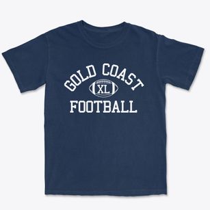 Gold Coast High School Of Choice Classic Football Premium Heavyweight T-shirt