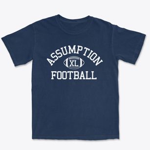 Assumption High School Classic Football Premium Heavyweight T-shirt