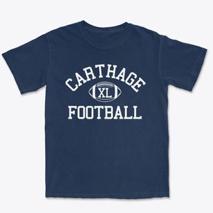 Carthage Senior High School Classic Football Premium Heavyweight T-shirt