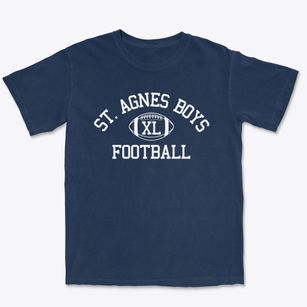 Saint Agnes Boys High School Classic Football Premium Heavyweight T-shirt