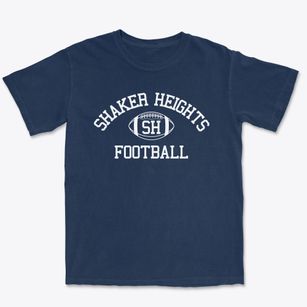 Shaker Heights School District Classic Football Premium Heavyweight T-shirt