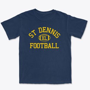 St Dennis Parish Classic Football Premium Heavyweight T-shirt