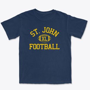 Saint John Early Childhood Center Classic Football Premium Heavyweight T-shirt