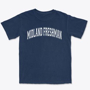 Midland Freshman High School Varsity Arch Premium Heavyweight T-shirt