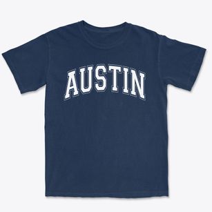 Austin High School Varsity Arch Premium Heavyweight T-shirt