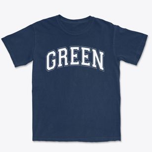 Green Junior High School Varsity Arch Premium Heavyweight T-shirt