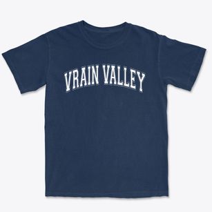 Saint Vrain Valley Career Development Varsity Arch Premium Heavyweight T-shirt