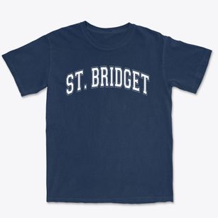 Saint Bridget School Varsity Arch Premium Heavyweight T-shirt