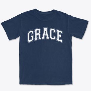Grace Christian Academy Varsity Arch Premium Heavyweight T-shirt