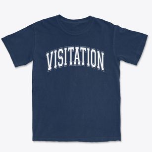 Visitation Catholic School Varsity Arch Premium Heavyweight T-shirt